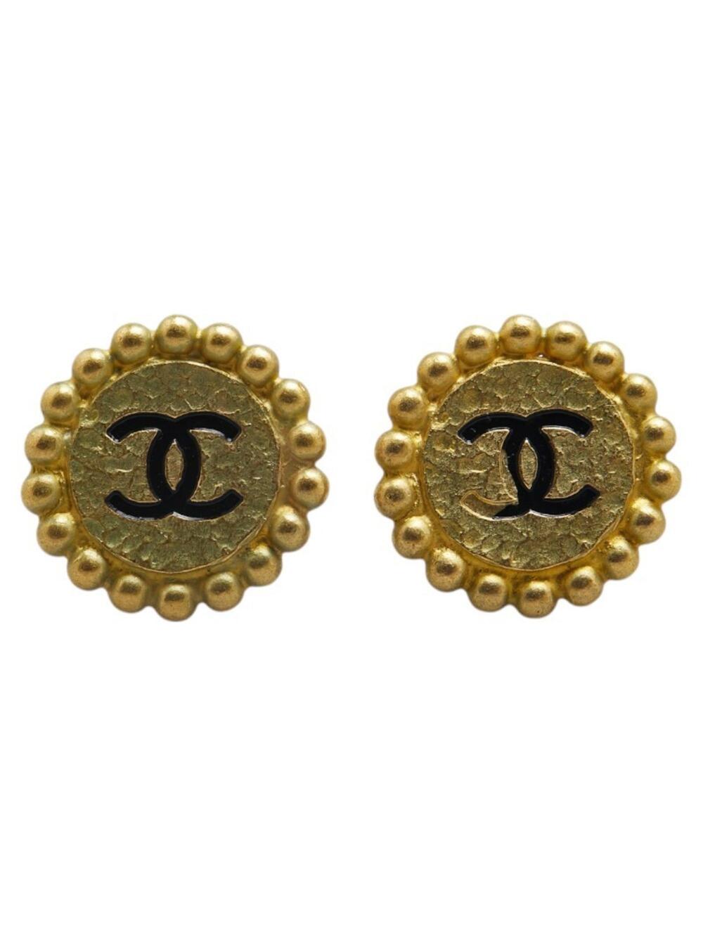 Chanel Cc Logo Clip-On Earrings Metal #207542C65B